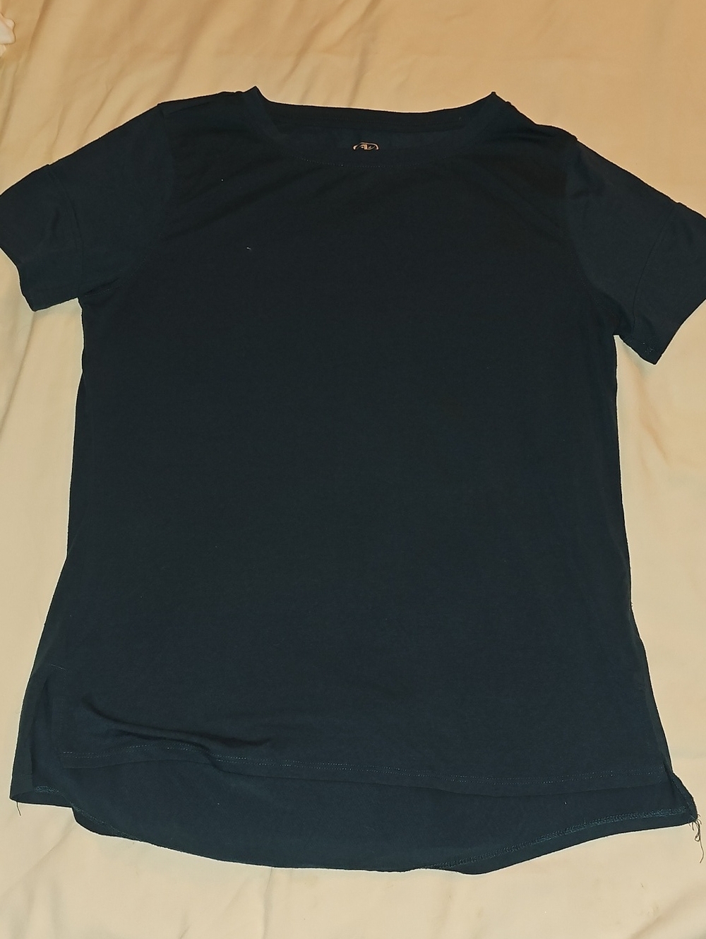 Womens  Short Sleeve Crew Neck T-Shirt - Navy